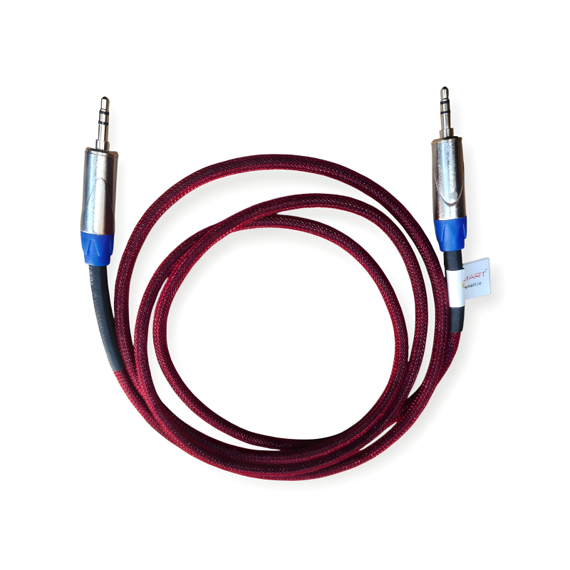 TZ Smart 1.5 Meter Aux Cable – Premium Sound, Reliable Connection